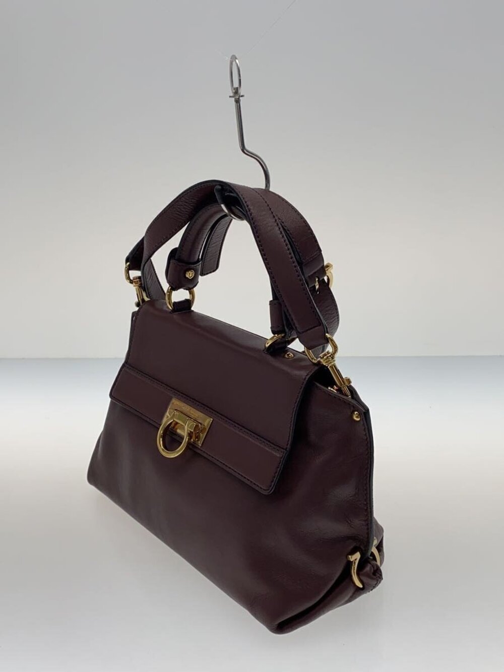 Salvatore Ferragamo Handbag Gancini Black